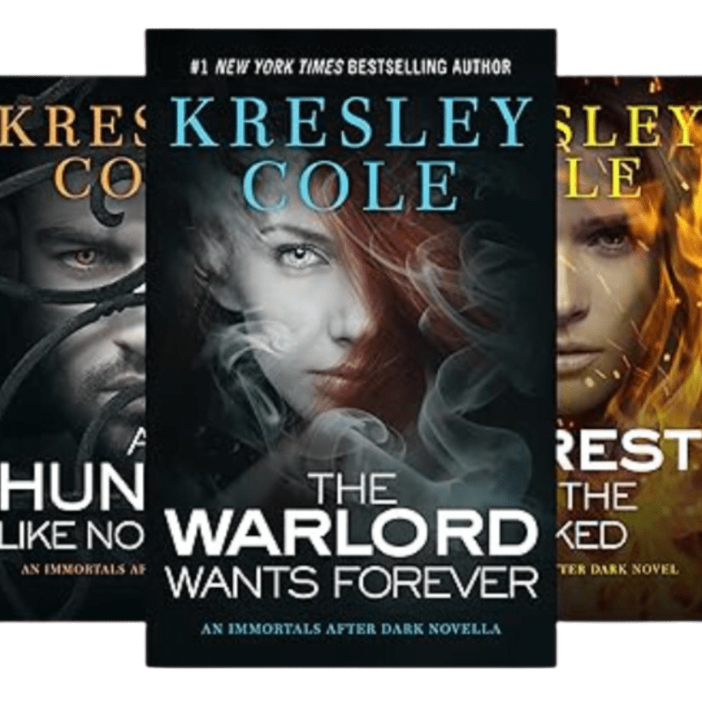 Kresley Cole Immortals after dark series book covers