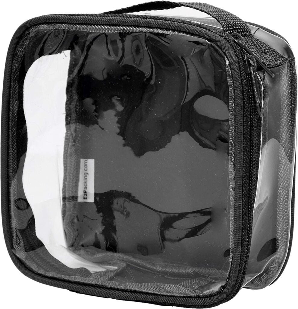 Clear TSA Approved 3-1-1 Travel Toiletry Bag for Carry On