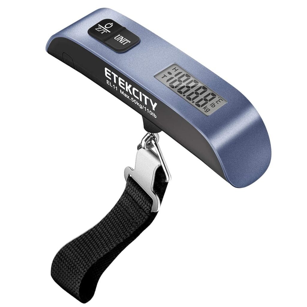 Luggage Scale, Travel Essentials, Digital Weight Scales for Travel Accessories